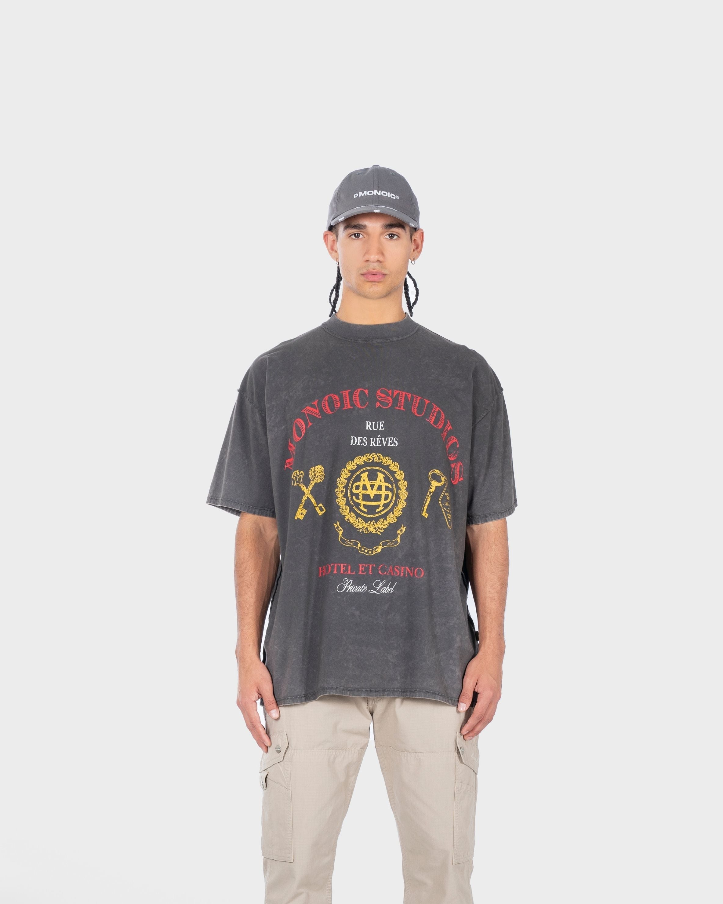 Camiseta Keys Gris | Camisetas Hotel y Casino | Monoic Studios