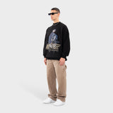 Crewneck World Negro | Crewnecks Monoic Airways | Monoic Studios