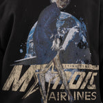 Crewneck World Negro | Crewnecks Monoic Airways | Monoic Studios
