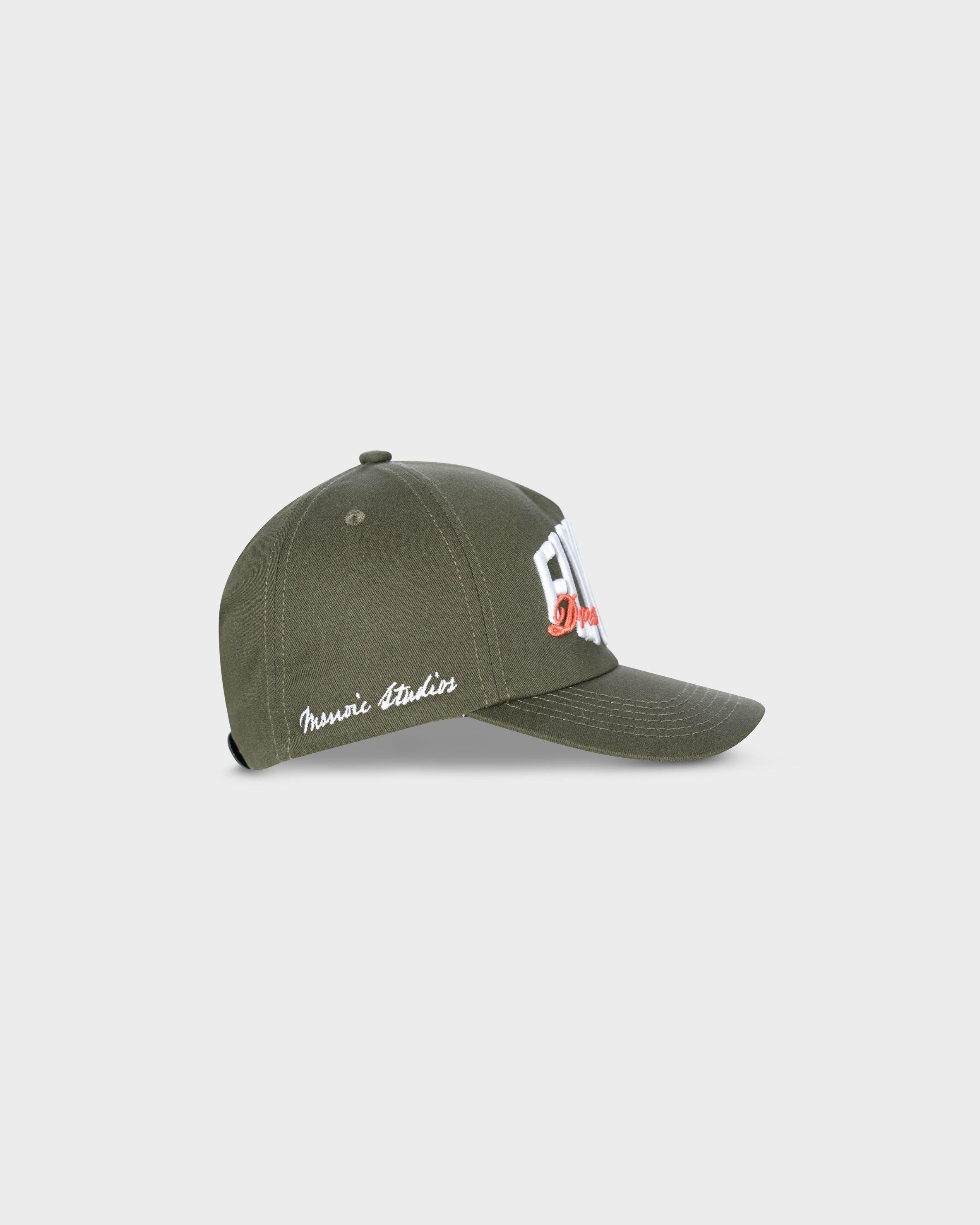 Gorra Fly High Verde Oliva | Gorras Monoic Airways| Monoic Studios