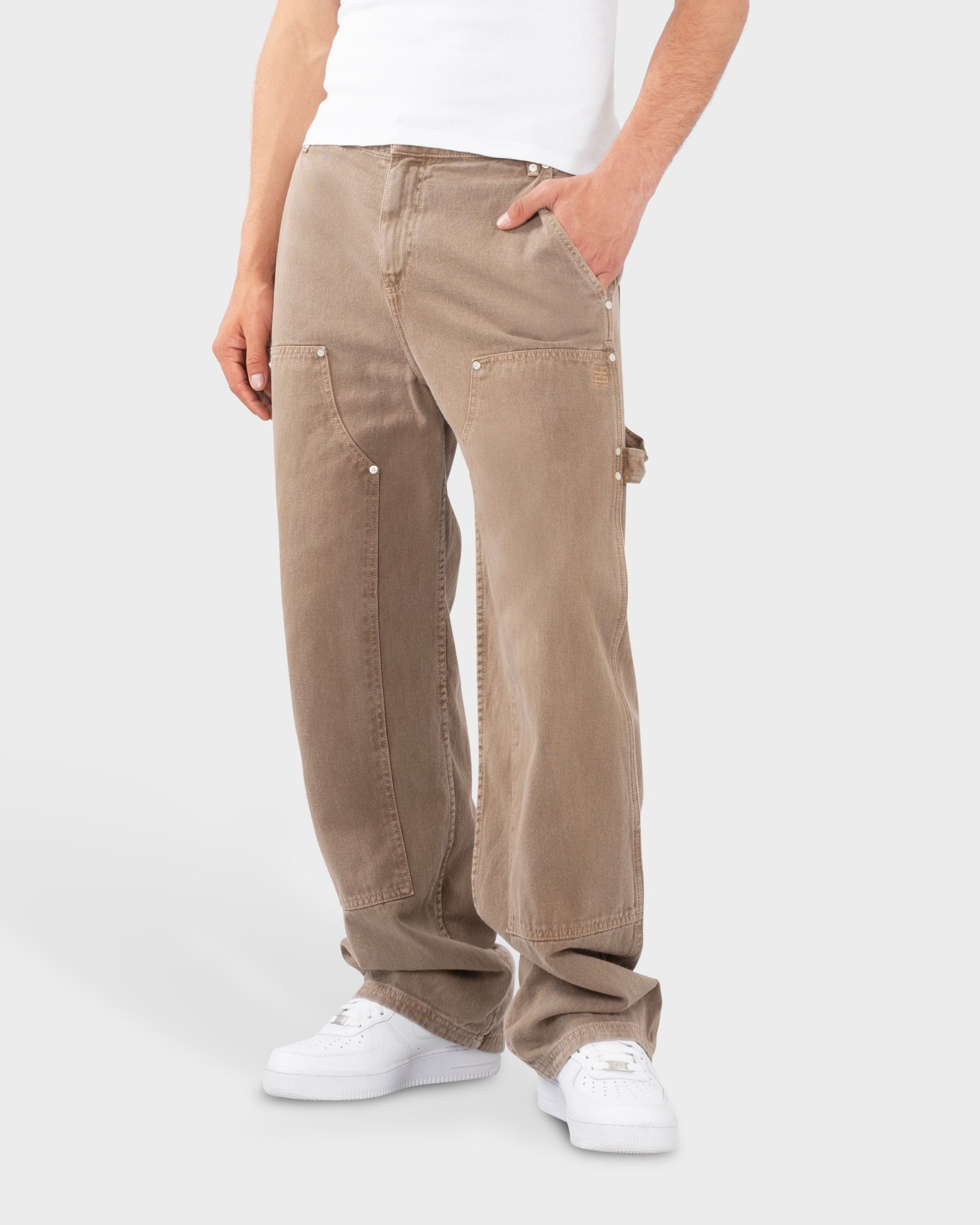 Pantalon Carpintero Café | Pantalones Monoic Airways | Monoic Studios