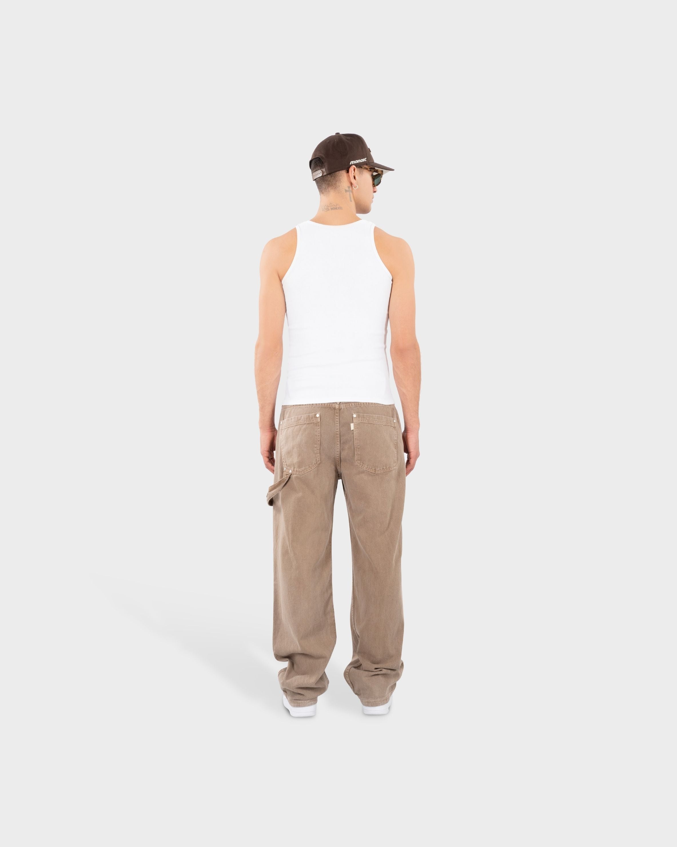 Pantalon Carpintero Café | Pantalones Monoic Airways | Monoic Studios