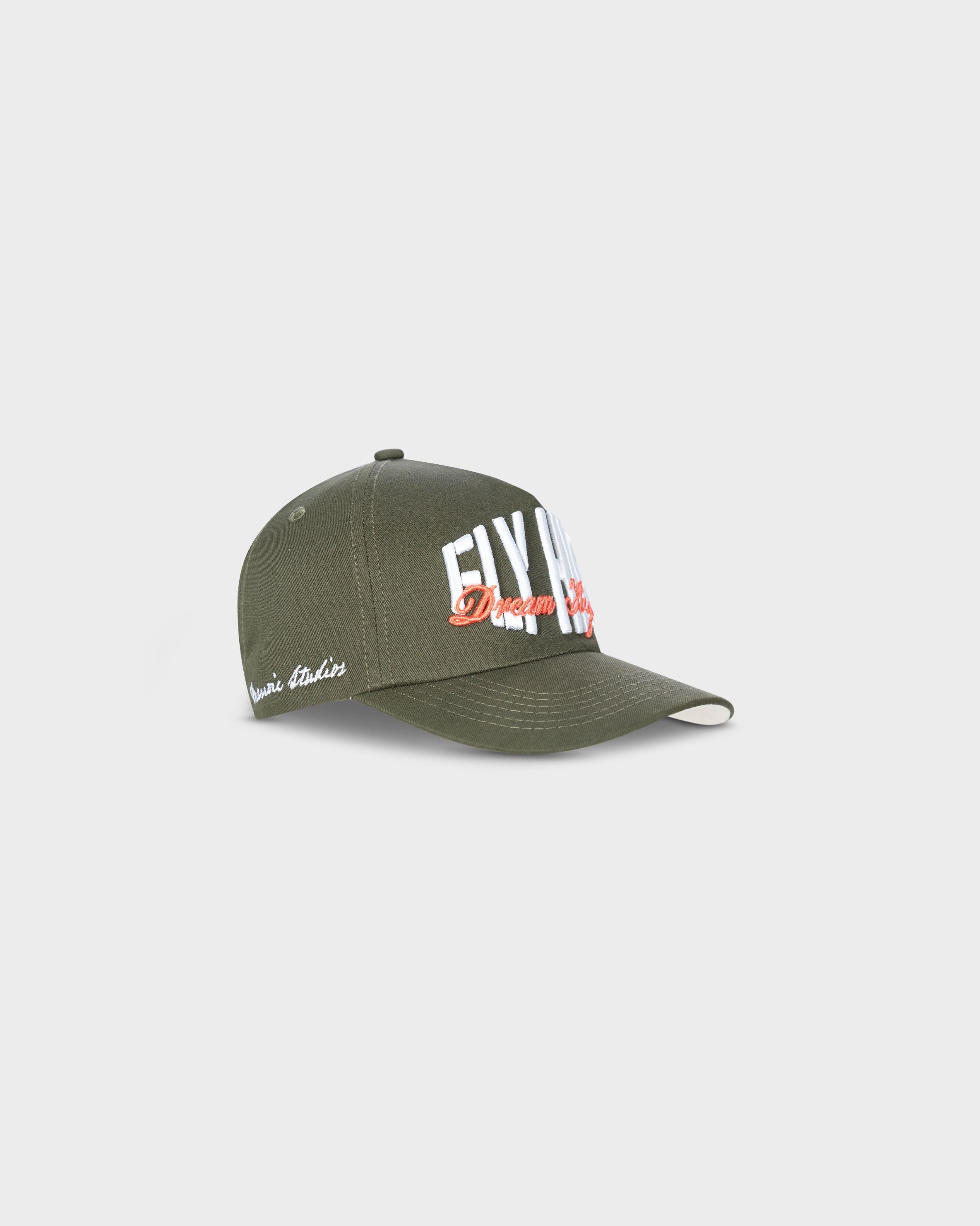 Gorra Fly High Verde Oliva | Gorras Monoic Airways| Monoic Studios