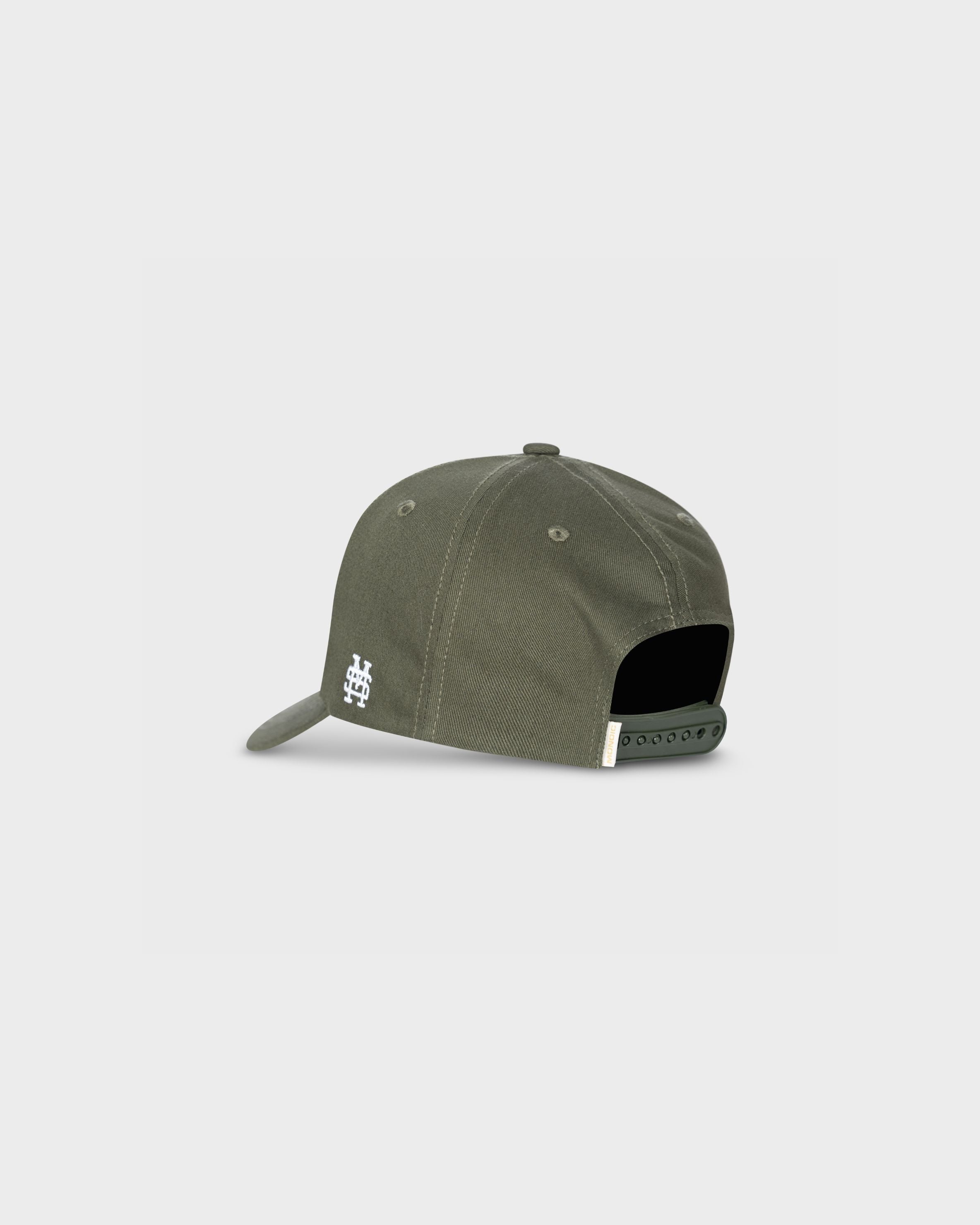 Gorra Fly High Verde Oliva | Gorras Monoic Airways| Monoic Studios